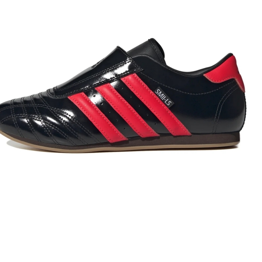 Womens Adidas Taekwondo Slip-on . Patent Leather Upper And Flex Gum Sole - Picture 7 of 10